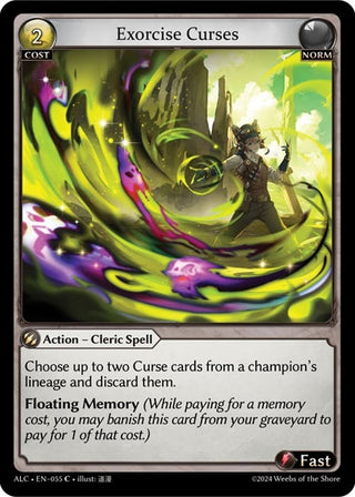 Image for Exorcise Curses (055) (Alchemical Revolution) - Grand Archive TCG