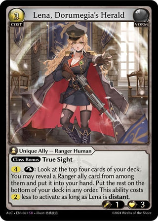 Image for Lena, Dorumegia's Herald (061) (Alchemical Revolution) - Grand Archive TCG