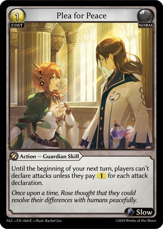 Image for Plea for Peace (068) (Alchemical Revolution) - Grand Archive TCG
