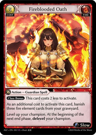 Image for Fireblooded Oath (105) (Alchemical Revolution) - Grand Archive TCG