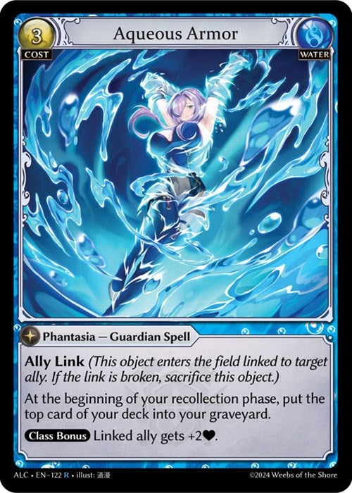 Image for Aqueous Armor (122) (Alchemical Revolution) - Grand Archive TCG