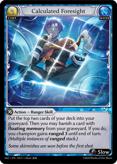 Image for Calculated Foresight (125) (Alchemical Revolution) - Grand Archive TCG