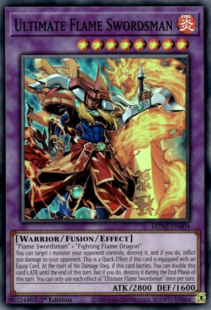 Ultimate Flame Swordsman (4) (MZMI) - YuGiOh Single