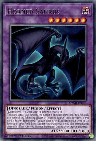 Horned Saurus (13) (MZMI) - YuGiOh Single
