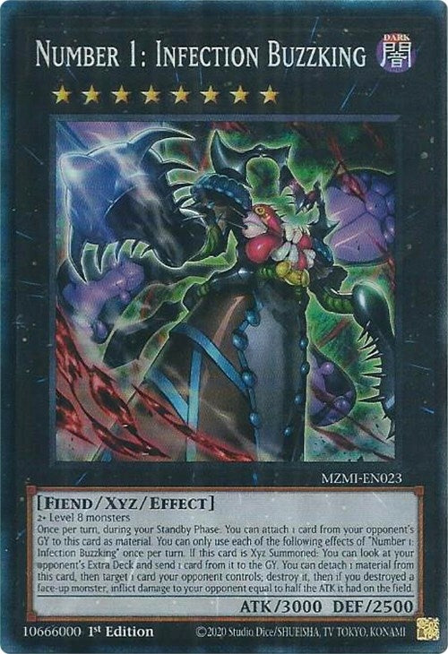 Number 1: Infection Buzzking (CR) (23) (MZMI) - YuGiOh Single
