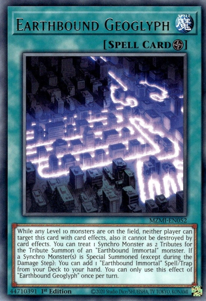 Earthbound Geoglyph (52) (MZMI) - YuGiOh Single