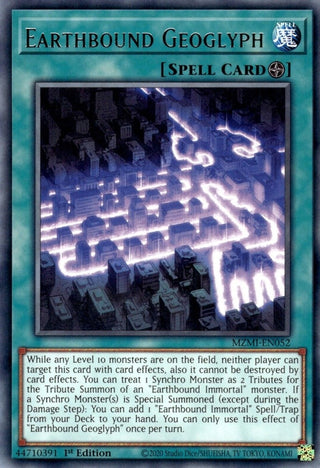 Earthbound Geoglyph (52) (MZMI) - YuGiOh Single