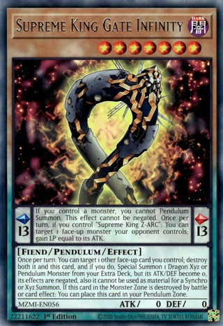Supreme King Gate Infinity (56) (MZMI) - YuGiOh Single