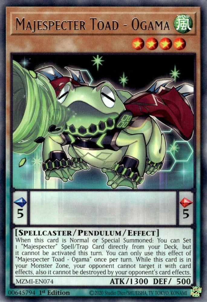 Majespecter Toad - Ogama (74) (MZMI) - YuGiOh Single