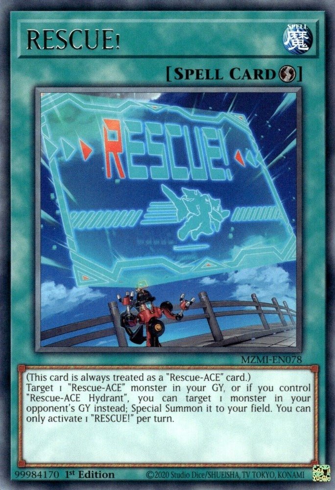 RESCUE! (78) (MZMI) - YuGiOh Single