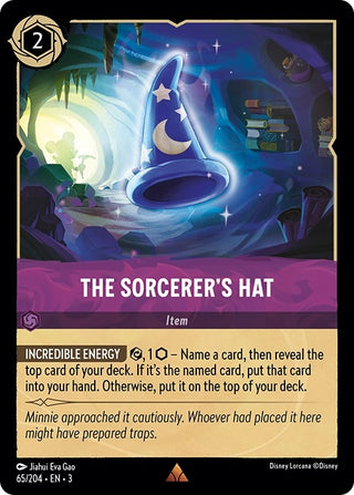 The Sorcerer’s Hat (65) (3) - Disney Lorcana Single