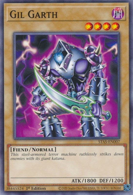Gil Garth (7) (TPSS) - YuGiOh Single
