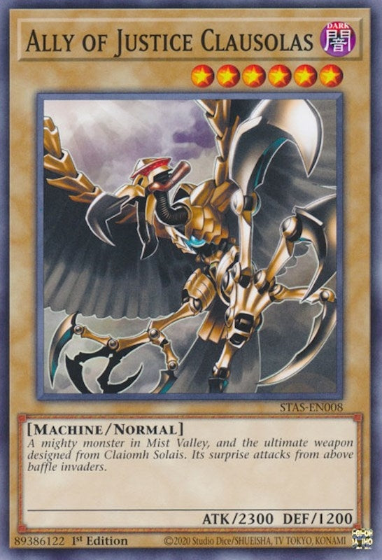 Ally of Justice Clausolas (8) (TPSS) - YuGiOh Single