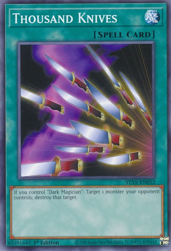 Thousand Knives (12) (TPSS) - YuGiOh Single