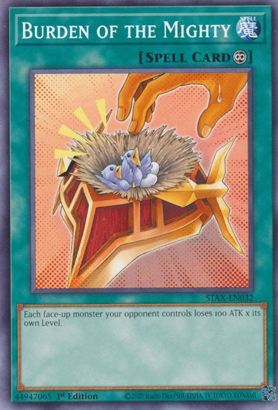 Burden of the Mighty (32) (TPSS) - YuGiOh Single