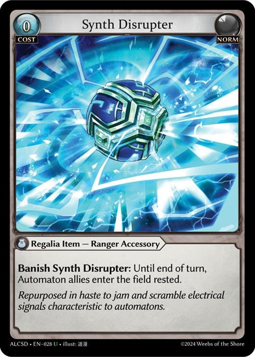 Image for Synth Disrupter (028) (Alchemical Revolution Starter Decks) - Grand Archive TCG