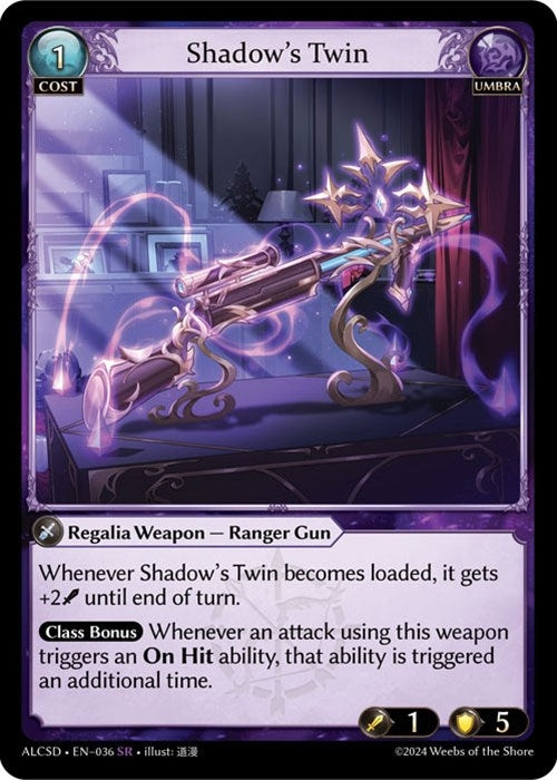 Image for Shadow's Twin (036) (Alchemical Revolution Starter Decks) - Grand Archive TCG