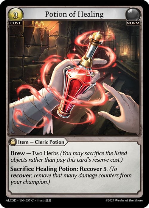 Image for Potion of Healing (057) (Alchemical Revolution Starter Decks) - Grand Archive TCG