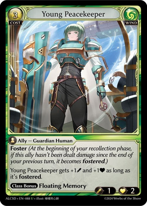 Image for Young Peacekeeper (088) (Alchemical Revolution Starter Decks) - Grand Archive TCG