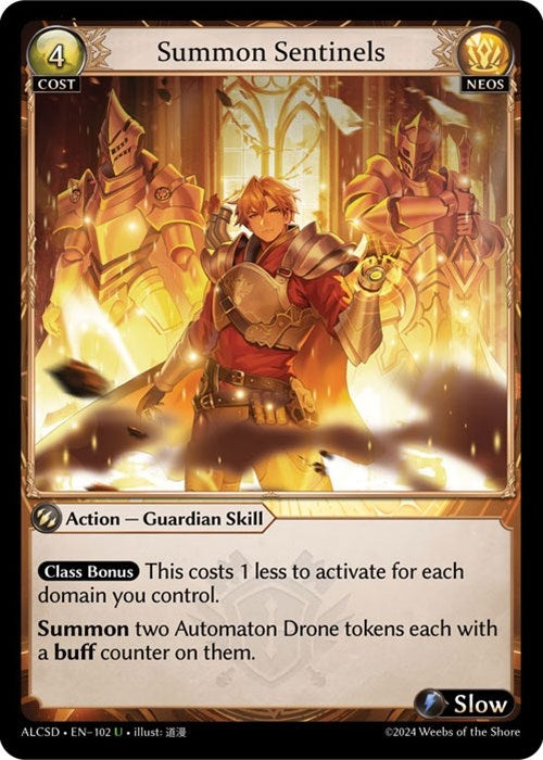 Image for Summon Sentinels (102) (Alchemical Revolution Starter Decks) - Grand Archive TCG