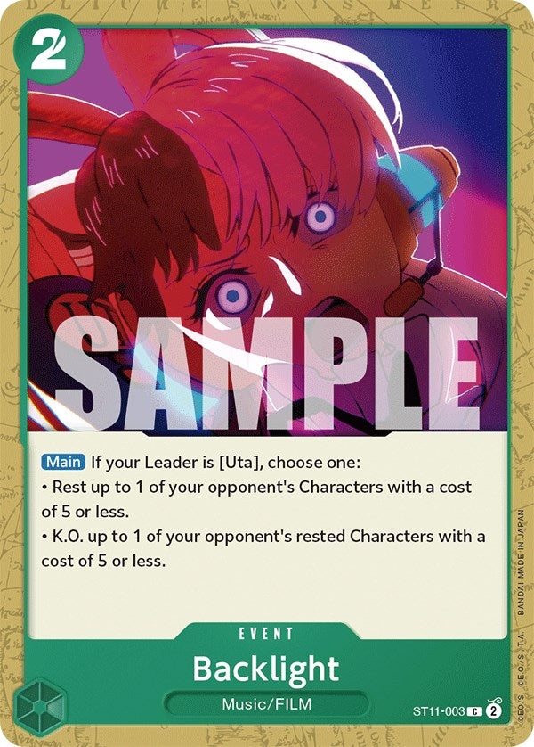 Backlight (11003) (ST-11) - One Piece Card Game Single