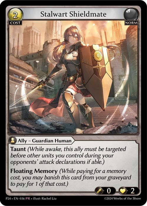 Image for Stalwart Shieldmate (036) (Promotional Cards) - Grand Archive TCG
