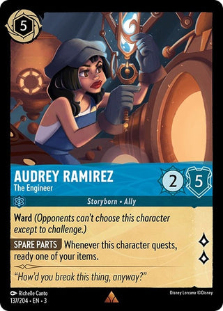 Audrey Ramirez - The Engineer (137) (3) - Disney Lorcana Single