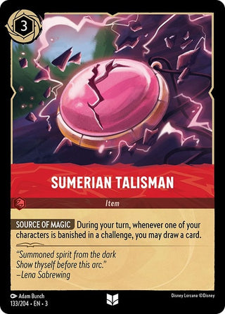 Sumerian Talisman (133) (3) - Disney Lorcana Single