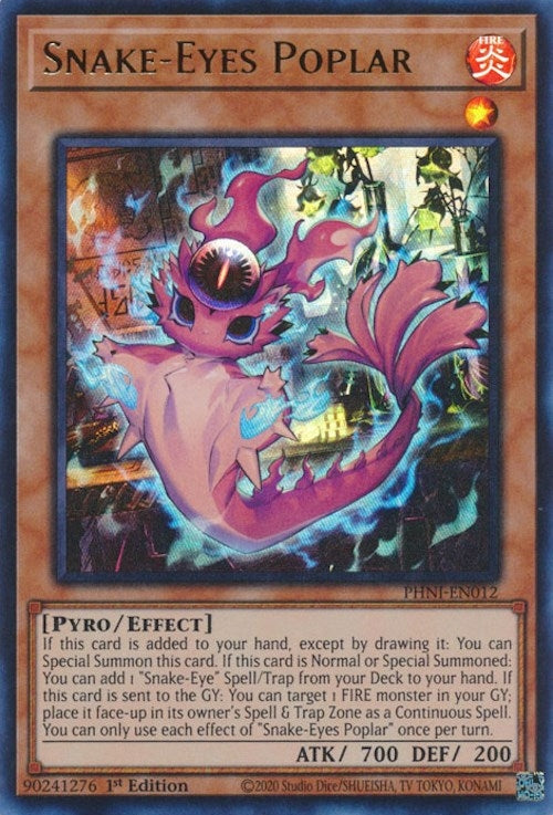Snake-Eyes Poplar (12) (PHNI) - YuGiOh Single