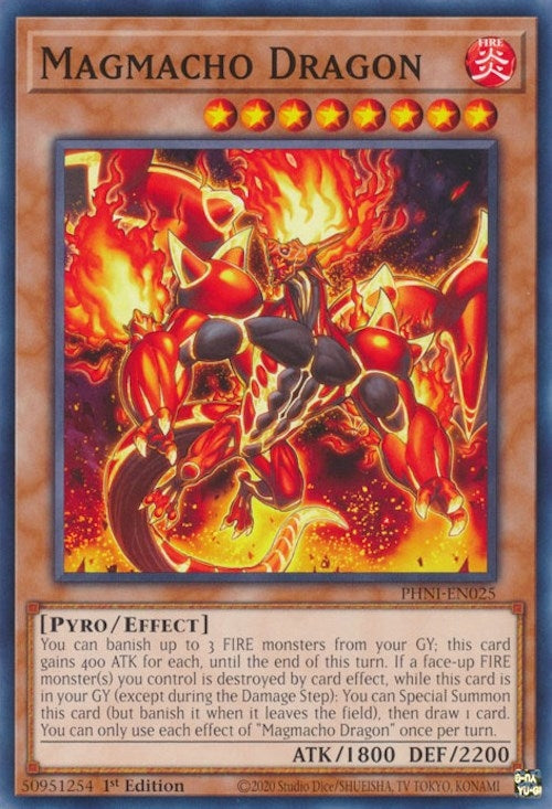 Magmacho Dragon (25) (PHNI) - YuGiOh Single