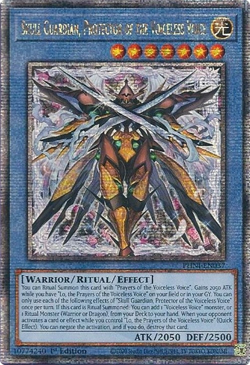 Skull Guardian Protector of the Voiceless Voice (Quarter Century Secret Rare) (37) (PHNI) - YuGiOh Single