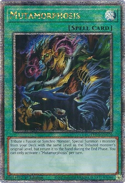 Mutamorphosis (Quarter Century Secret Rare) (70) (PHNI) - YuGiOh Single