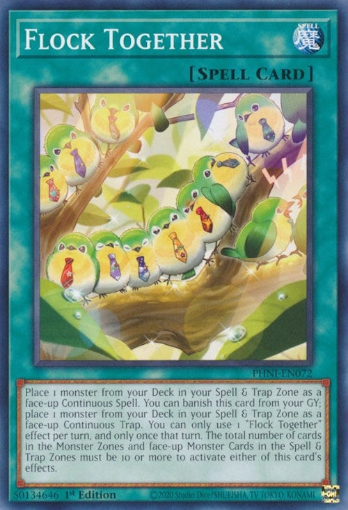 Flock Together (72) (PHNI) - YuGiOh Single