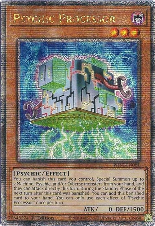 Psychic Processor (Quarter Century Secret Rare) (81) (PHNI) - YuGiOh Single