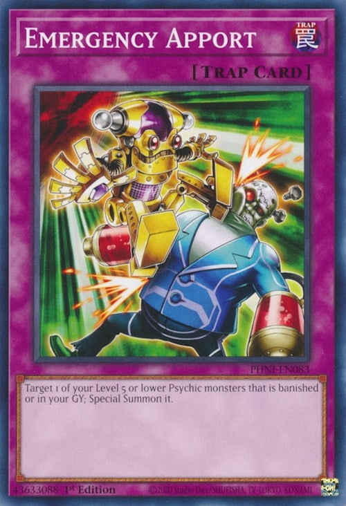 Emergency Apport (83) (PHNI) - YuGiOh Single
