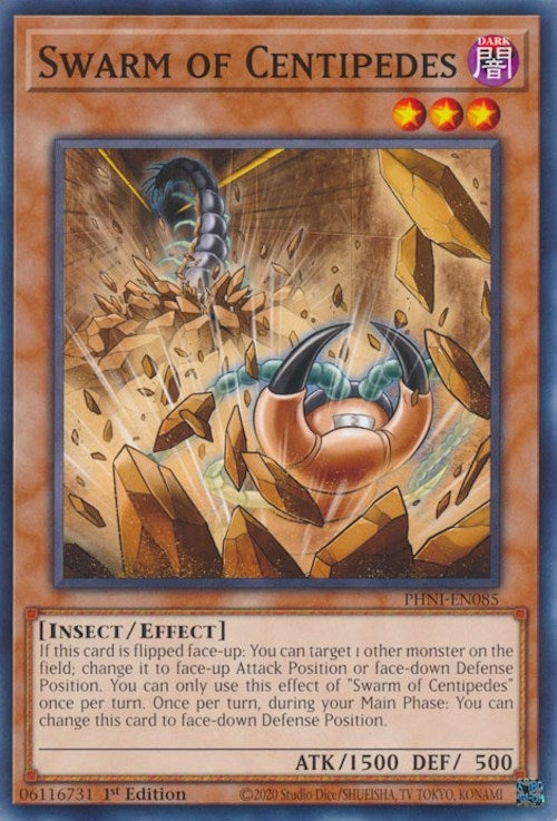 Swarm of Centipedes (85) (PHNI) - YuGiOh Single