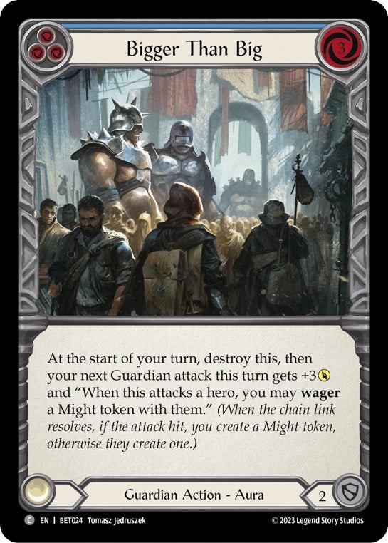 Bigger Than Big (Blue) (24) - Flesh and Blood TCG Single