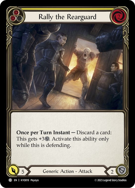 Rally the Rearguard (Yellow) (19) - Flesh and Blood TCG Single