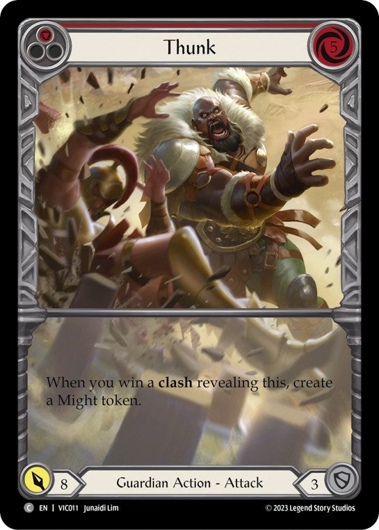 Image for Thunk (Red) (VIC011) - Flesh and Blood TCG
