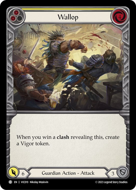 Image for Wallop (Yellow) (VIC019) - Flesh and Blood TCG