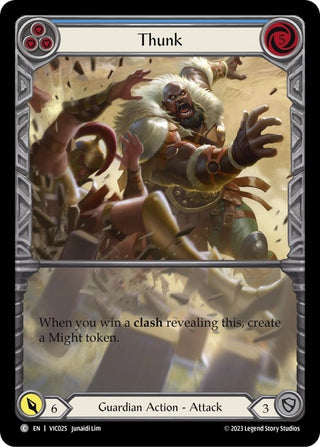 Image for Thunk (Blue) (VIC025) - Flesh and Blood TCG