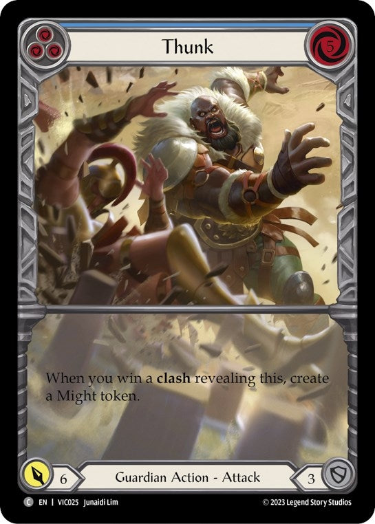 Image for Thunk (Blue) (VIC025) - Flesh and Blood TCG