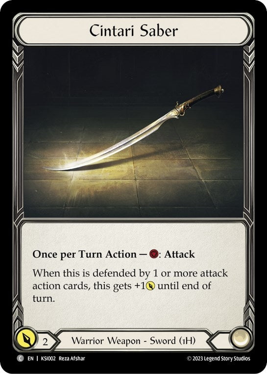 Cintari Saber (2) - Flesh and Blood TCG Single