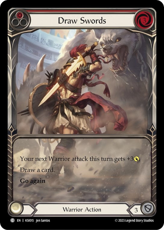Draw Swords (Red) (15) - Flesh and Blood TCG Single