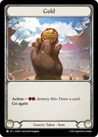 Image for Gold (KSI030) (Blitz Deck: Heavy Hitters - Kassai) - Flesh and Blood TCG