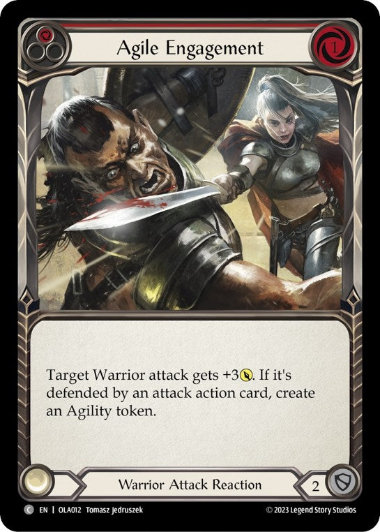 Agile Engagement (Red) (12) - Flesh and Blood TCG Single
