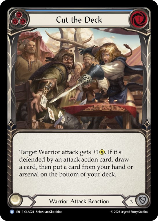Cut the Deck (Blue) (24) - Flesh and Blood TCG Single