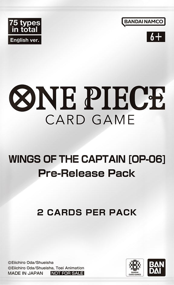 Wings of the Captain - Pre-Release Pack (OP06 PRE) - One Piece Card Game Sealed