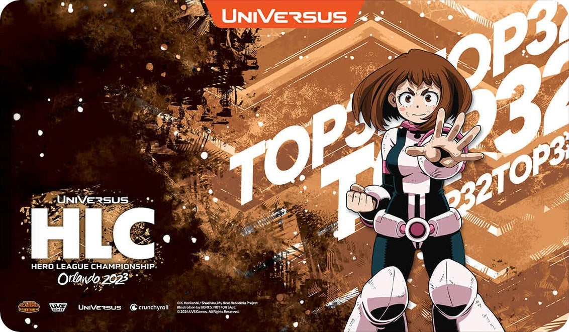 Hero League Championship Finals 2023 - Top 32 Ochaco Uraraka Playmat - Playmats Sealed