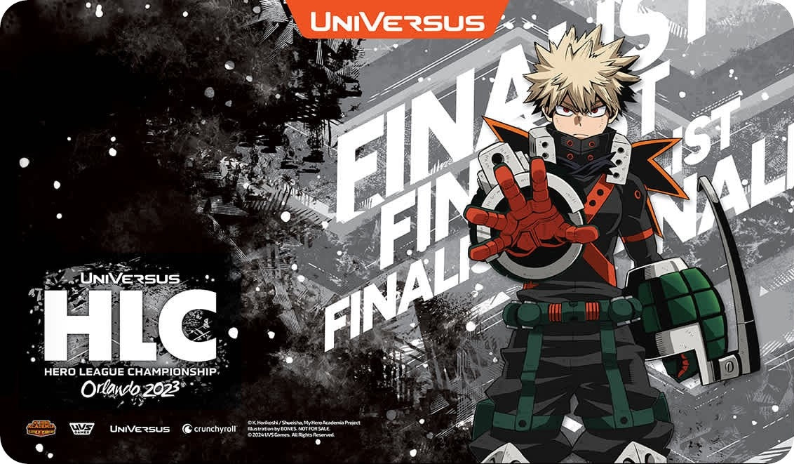 Hero League Championship Finals 2023 - Finalist Katsuki Bakugo Playmat - Playmats Sealed